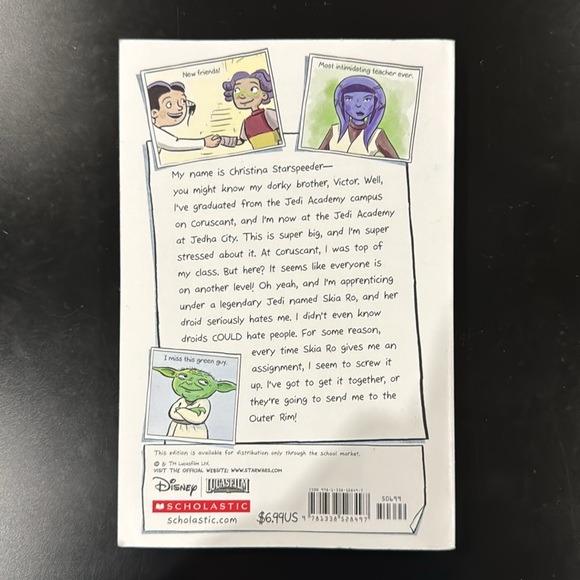 Star Wars Jedi Academy #7: Revenge of the Sis - Scholastic Paperback Novel - Picture 2 of 8